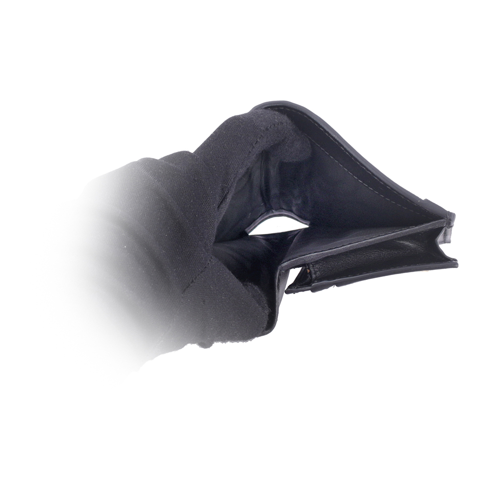 【GUCCI】GG Logo 縫線設計二折卡片小短夾(黑色) 723786 UM8IG 1000