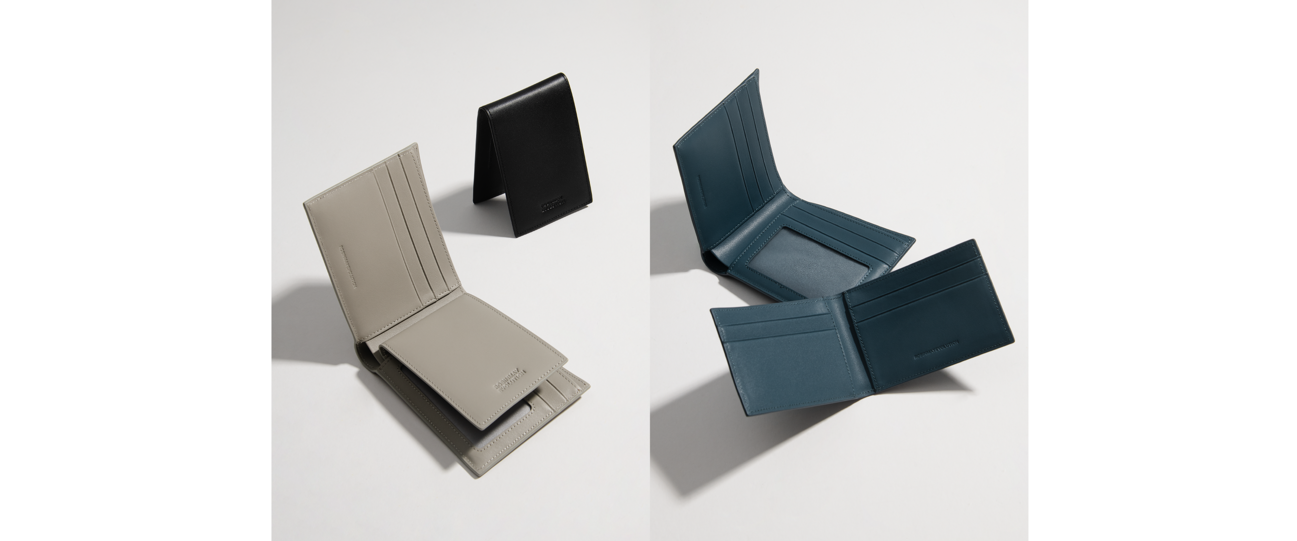 以經典的收納造型呈現,其中加入霧面卡片格,非常適合置入隨身證件。