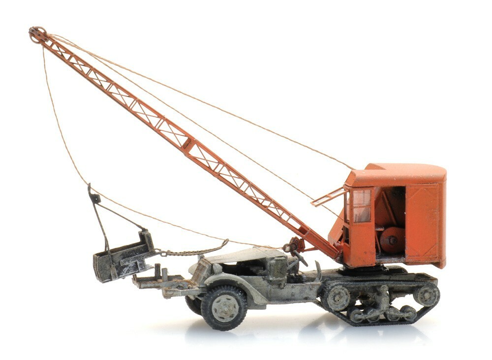 Artitec 316.100 N規 Half-track with dragline 吊車