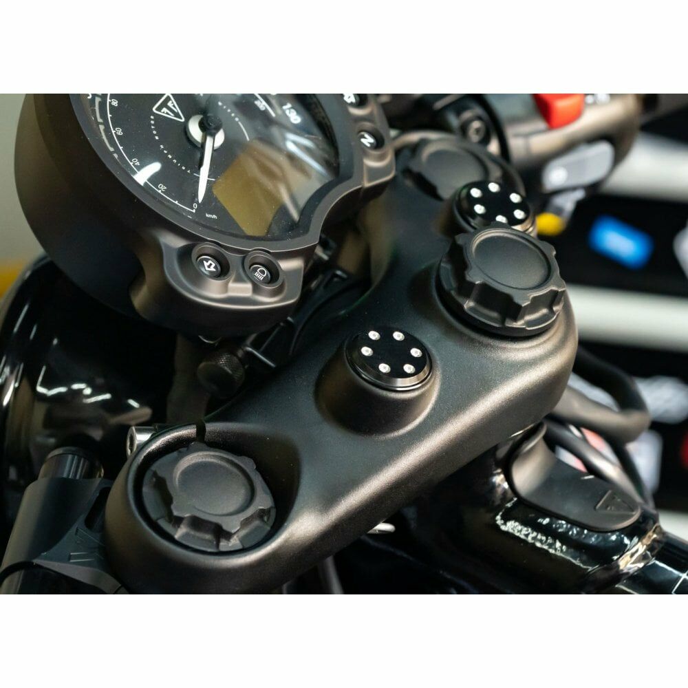 Motone 水冷 Bobber專用 前叉上蓋 47mm 黑