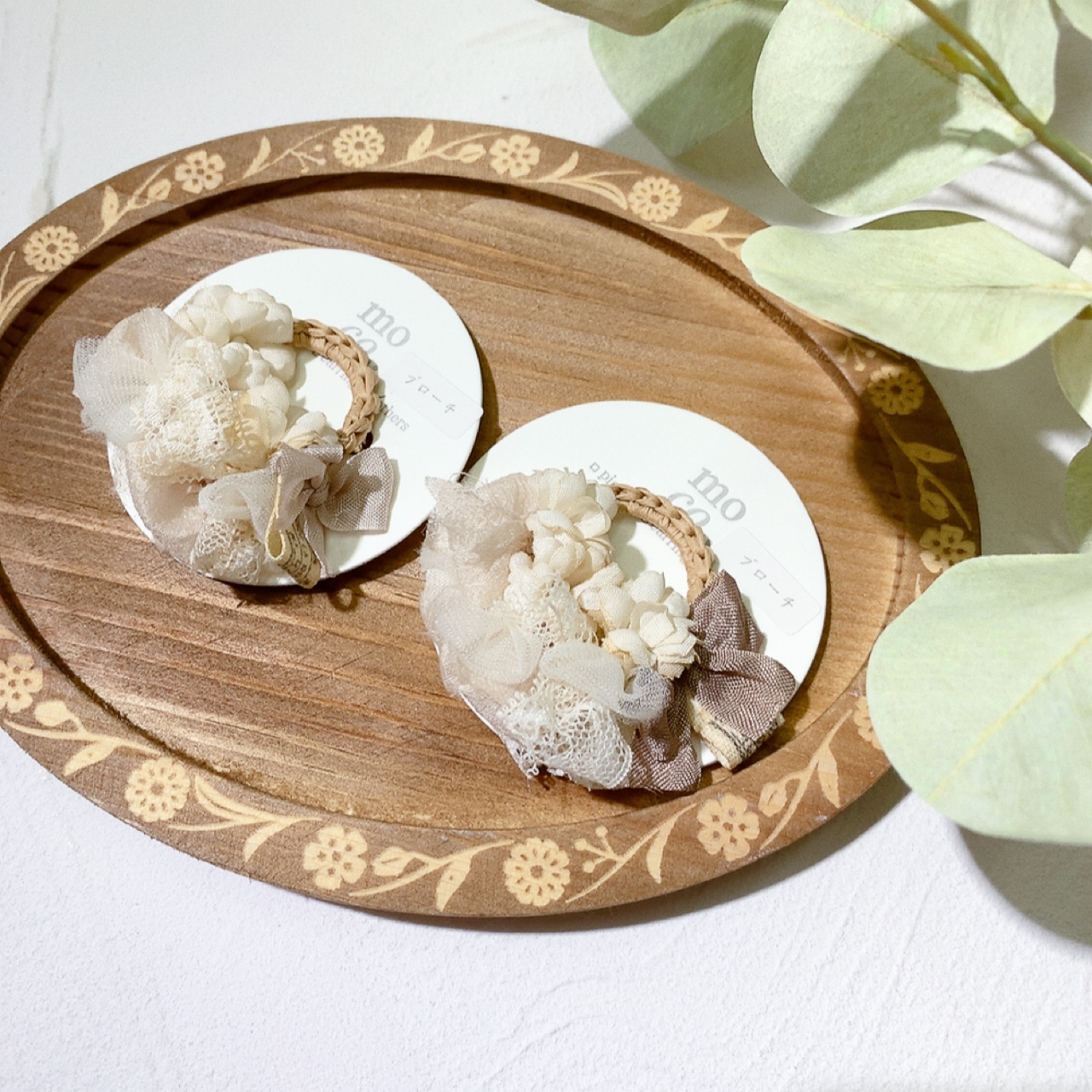 [手作家] 日本布花胸針