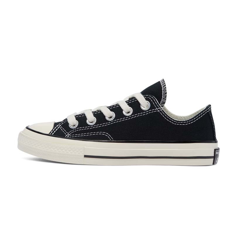 CONVERSE CHUCK 70 OX 1970s 低筒休閒鞋 黑色 經典帆布鞋 復古 中大童 368986C [台灣現貨]