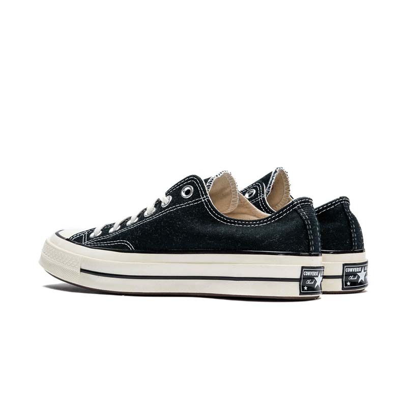 CONVERSE CHUCK 70 OX 1970s 低筒休閒鞋 黑色 經典帆布鞋 復古 中大童 368986C [台灣現貨]