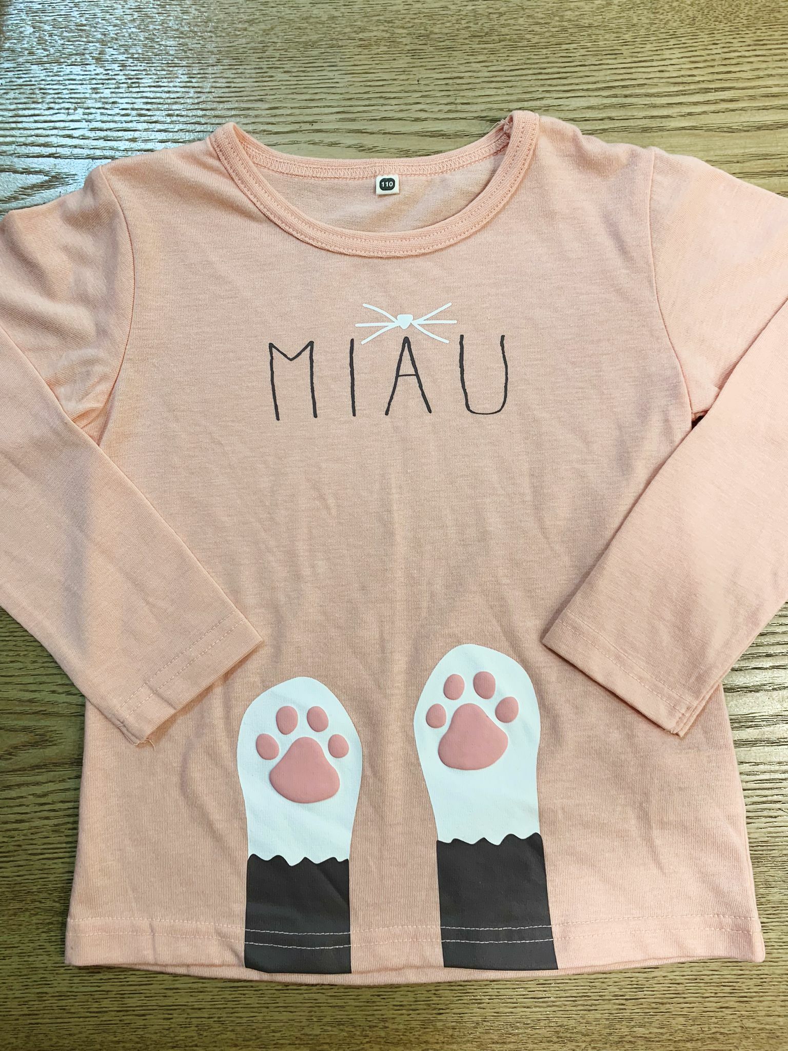 清貨優惠 長袖Tee 100cm