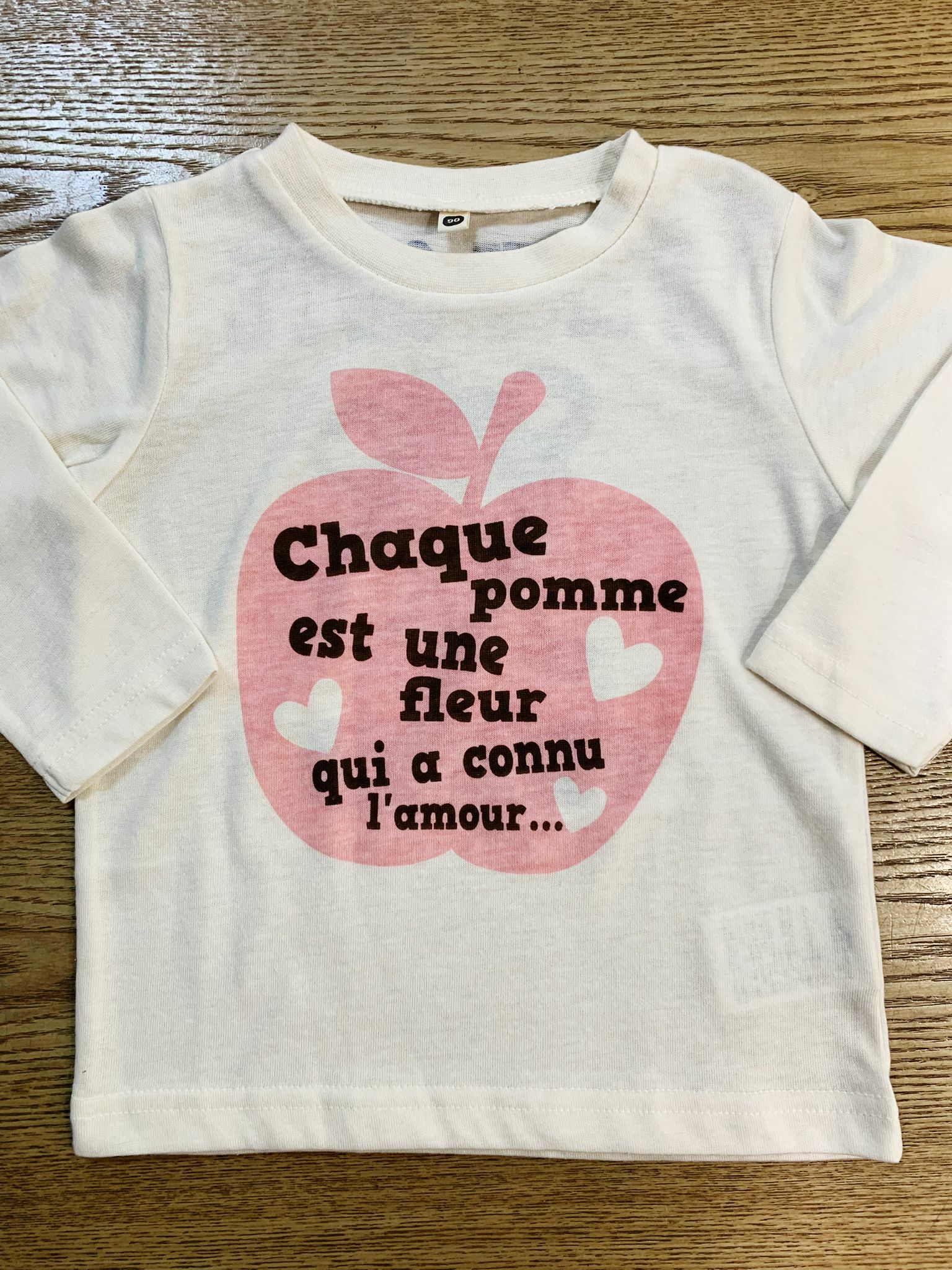 清貨優惠 長袖Tee 90cm