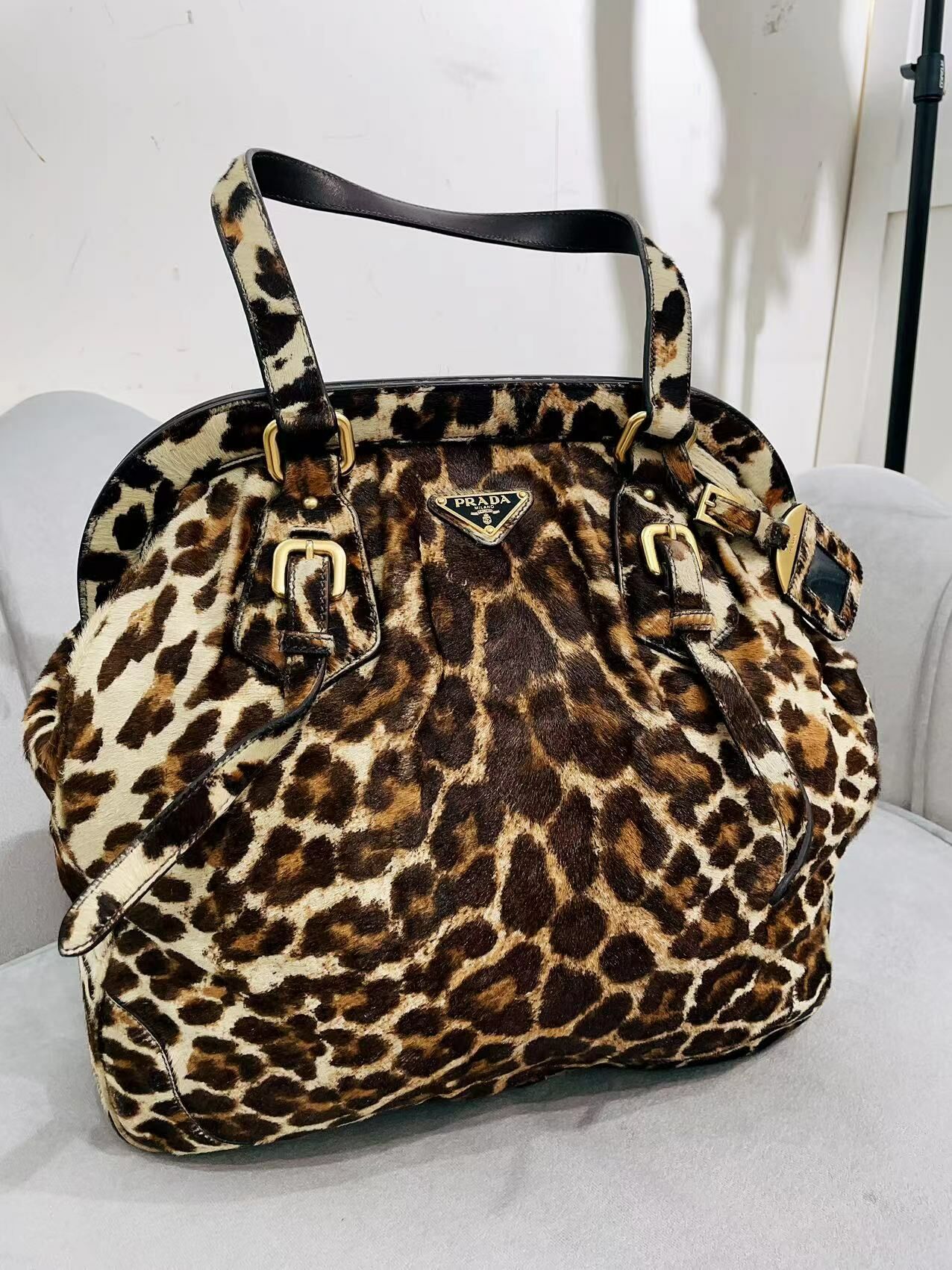 Prada 虎皮紋手提包 -M