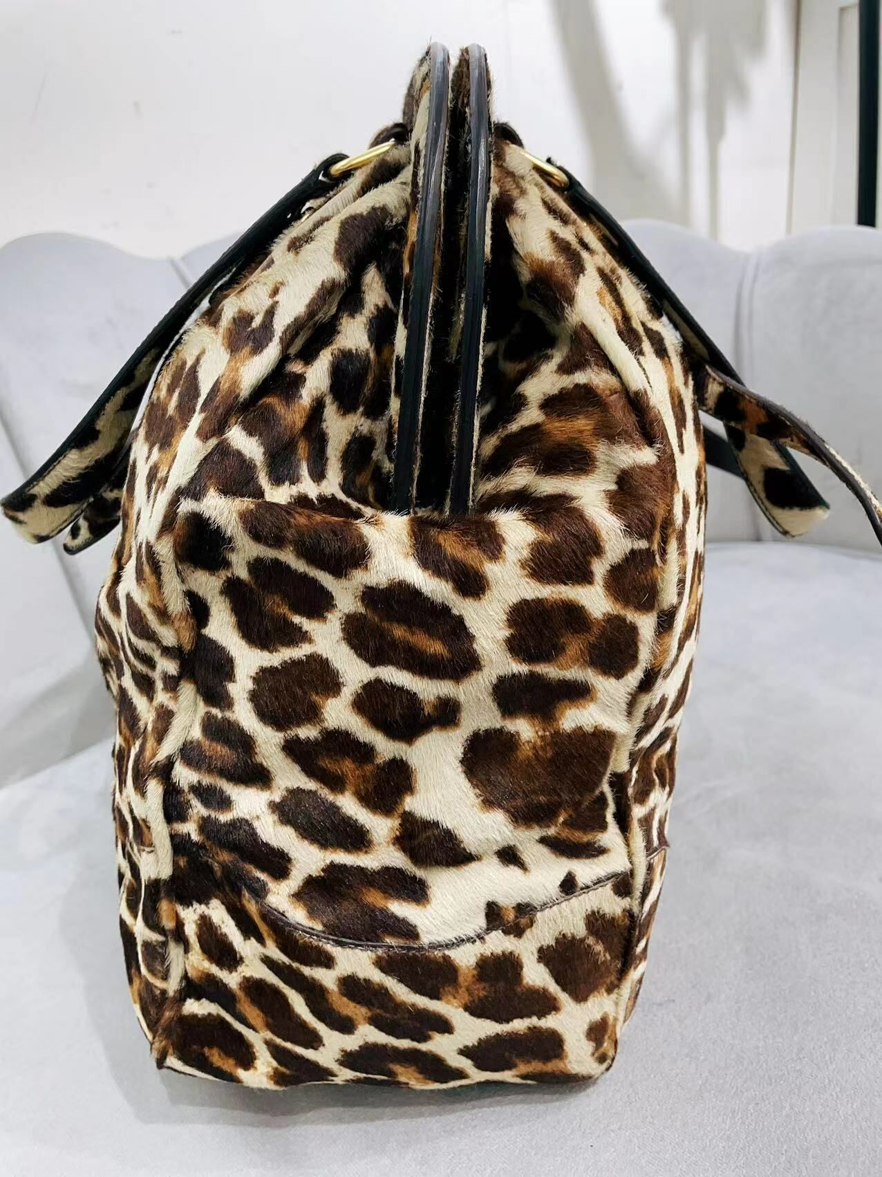 Prada 虎皮紋手提包 -M