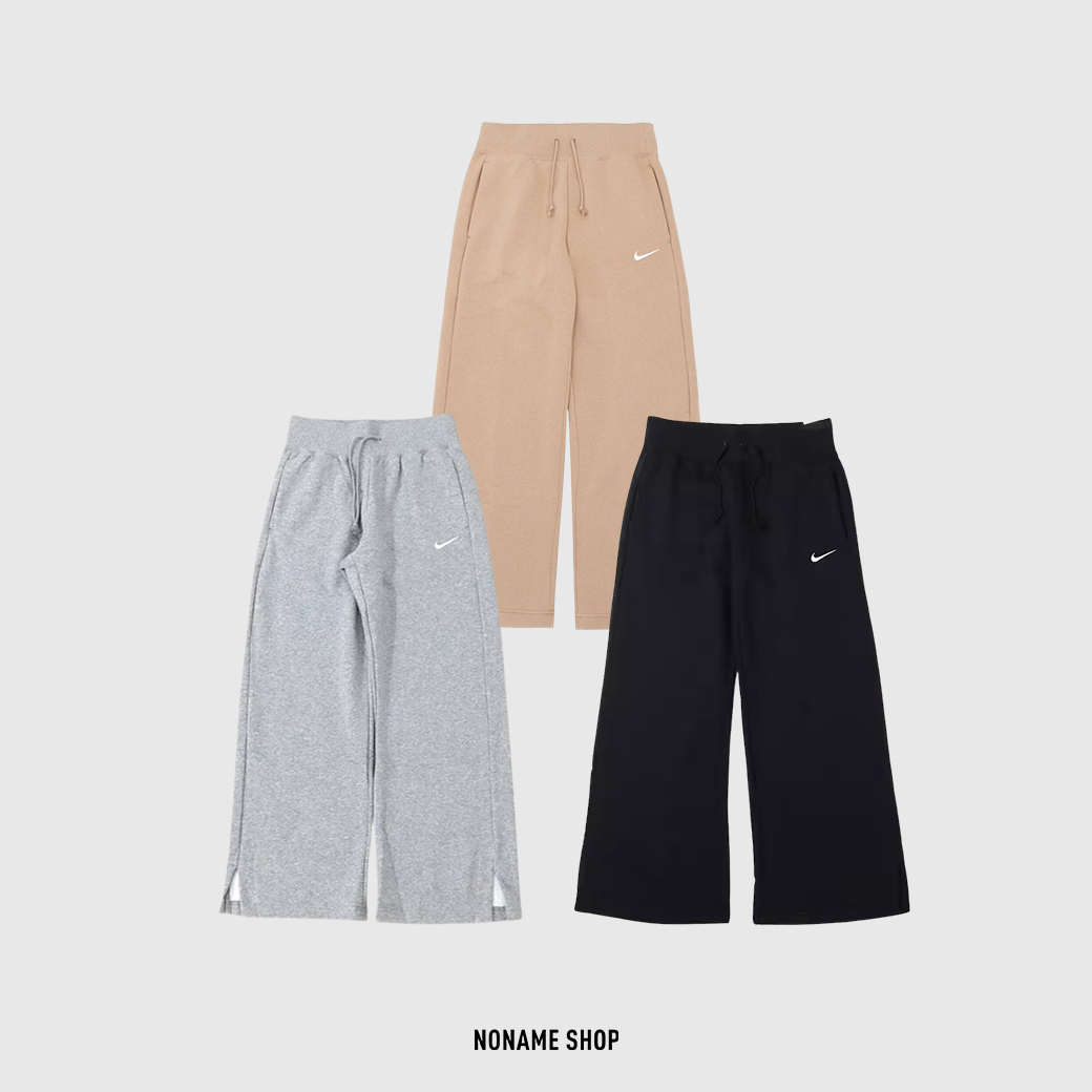 NIKE NSW 基本款 經典 小勾 棉質 寬褲 三色 (女款)