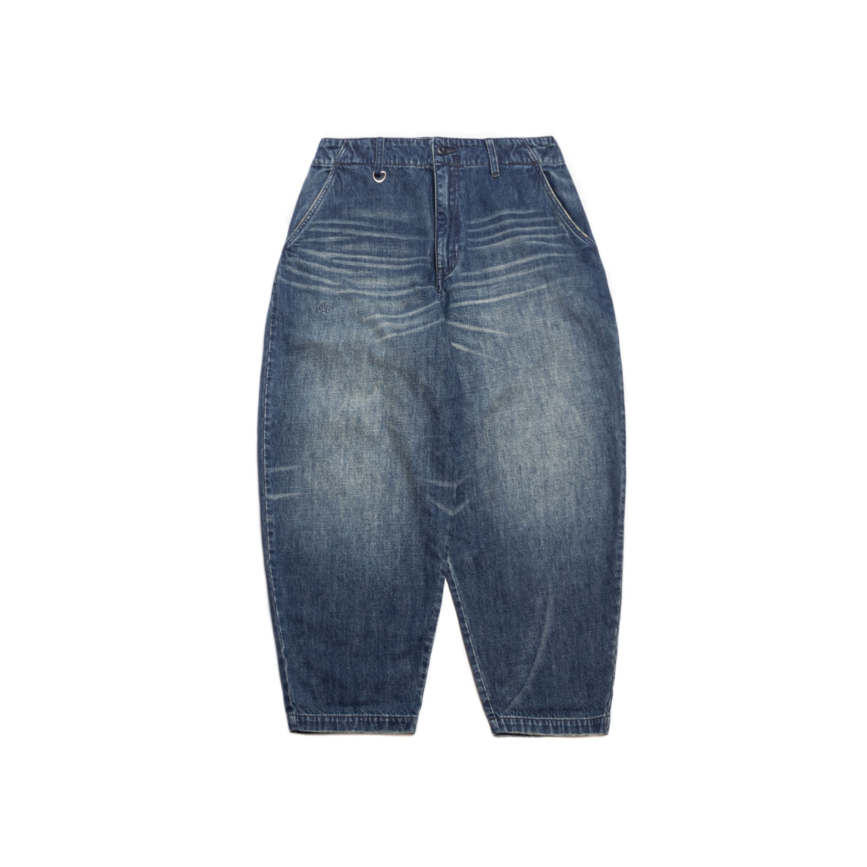 PERSEVERE ENZYME-STONEWASHED HIGE JEANS - WASHED BLUE