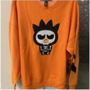 [S] FOREVER 21 WGA APPAREL ATHLETIC TOPS/PULLOVER,ORANGE/MULTI, 4919120302 [FINAL SALE] (SZZ259)