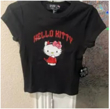 [S] FOREVER 21 WGA APPAREL LOGO/TEE,CHARCOAL/MULTI, 4919020102 (SZZ261)