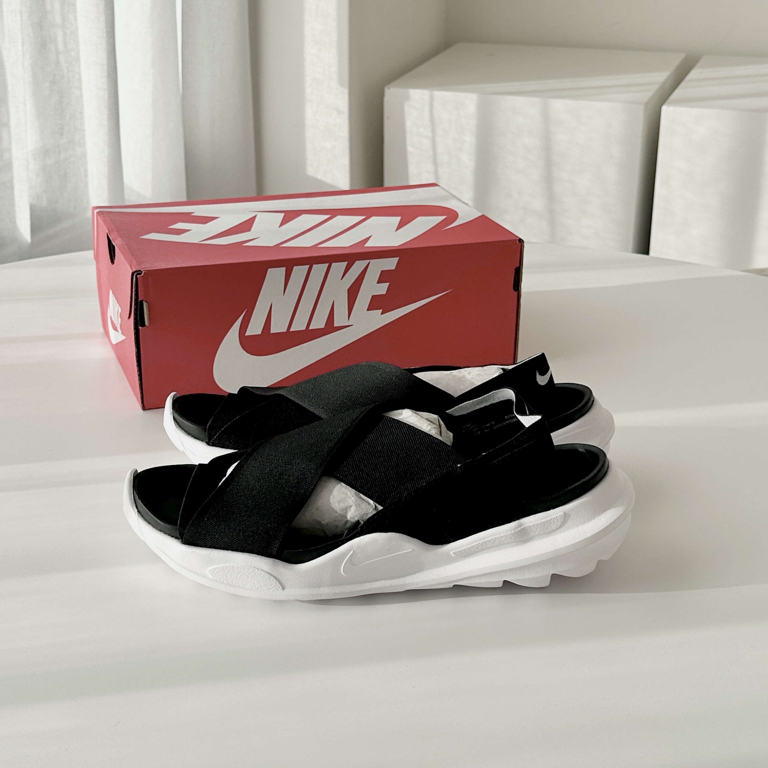 【現貨】Nike W Praktisk Sandals Black 繃帶 涼鞋 黑