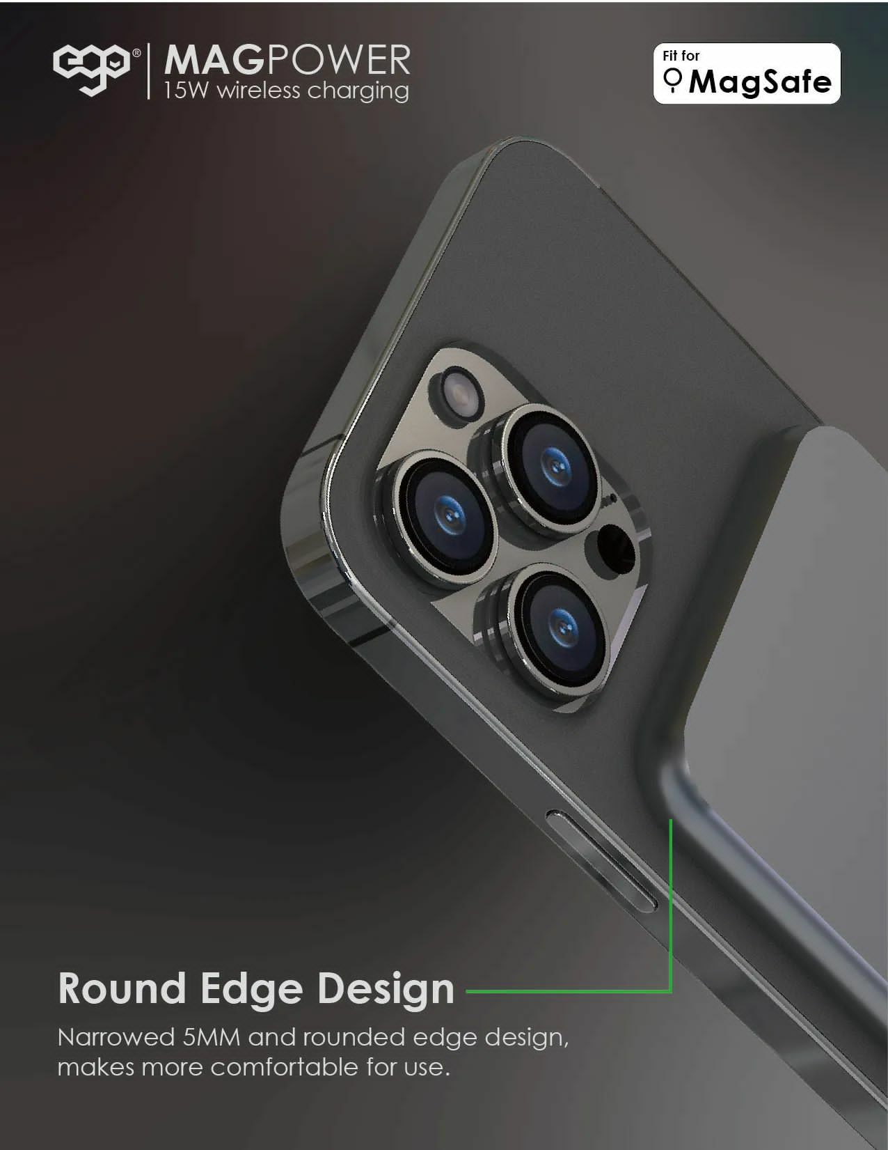 EGO MAGPOWER Gen.3 6000mAh magsafe移動電源