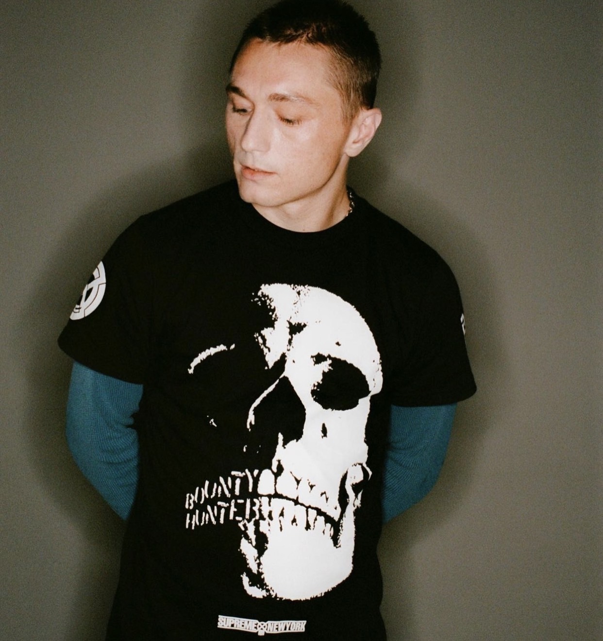 Supreme x Bounty Hunter Skulls Tee 黒 XL-