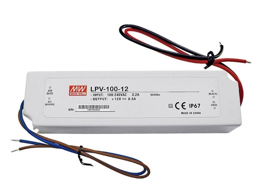 明緯 LPV-100 12VDC 電子鎮流器