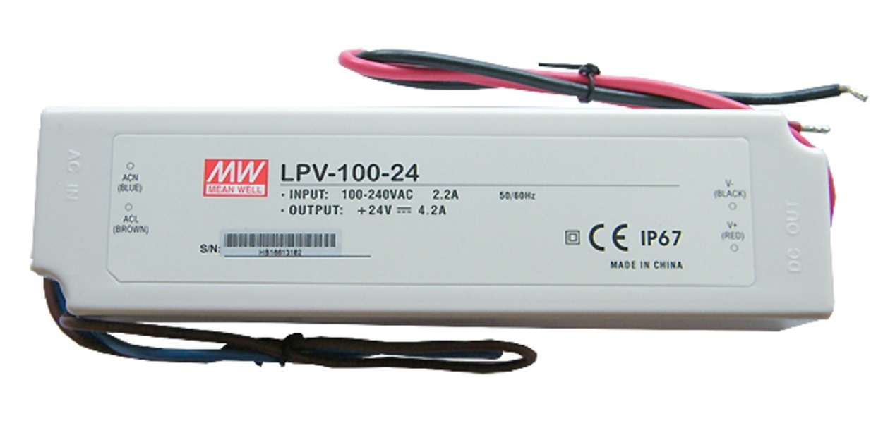 明緯 LPV-100 24VDC 電子鎮流器
