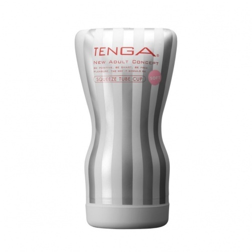 Tenga 軟管飛機杯－白色柔軟型 Squeeze Tube Cup