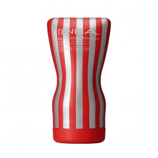 Tenga 軟管飛機杯－紅色標準型 Squeeze Tube Cup