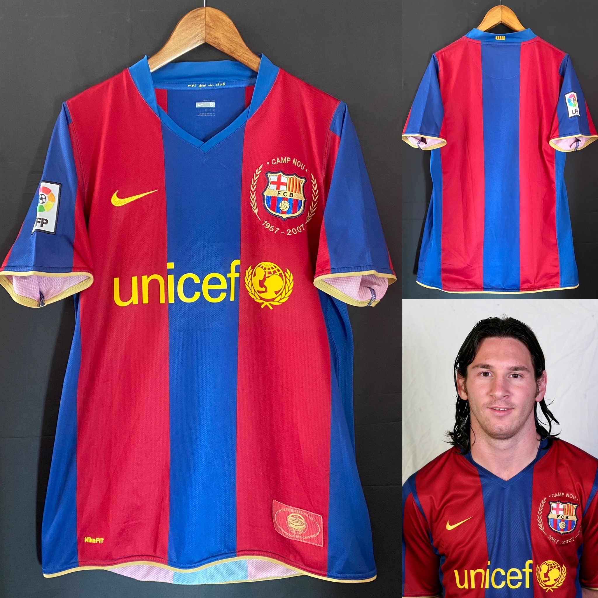 FC Barcelona 20072008 Nike Camp Nou 50th Home shirt