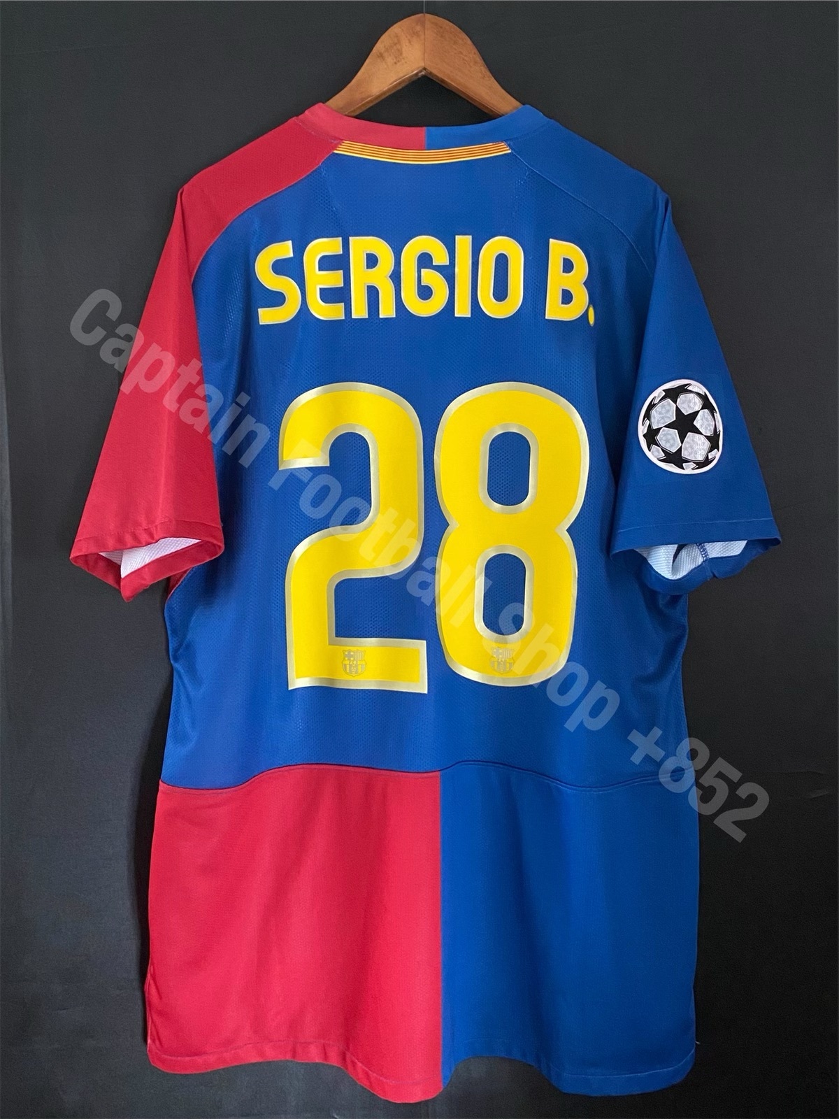 FC Barcelona 2008-2009 Nike UEFA Champions League Home