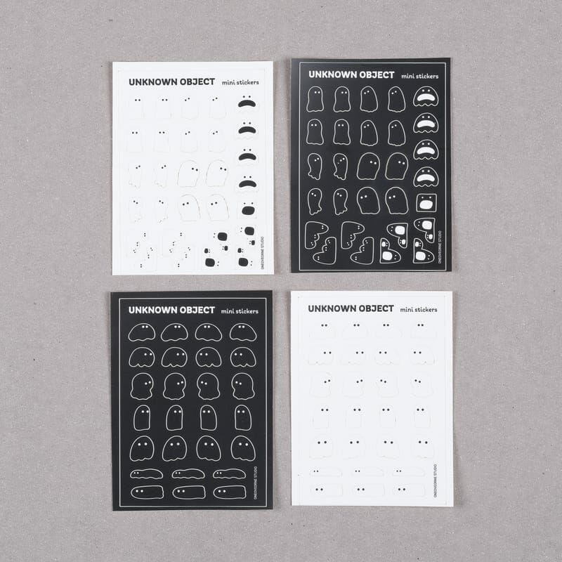 不明物體貼紙 A6 ｜1/1工作室