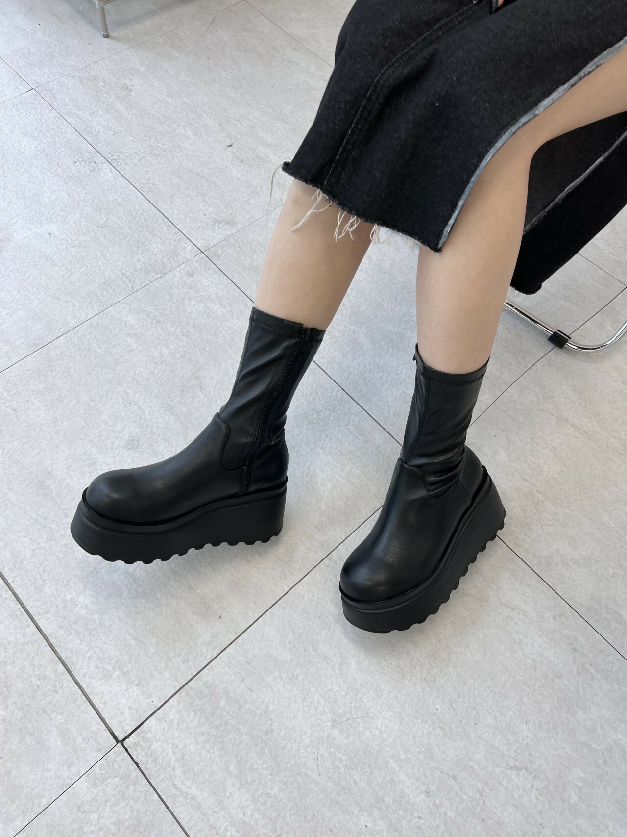 1078厚底短靴