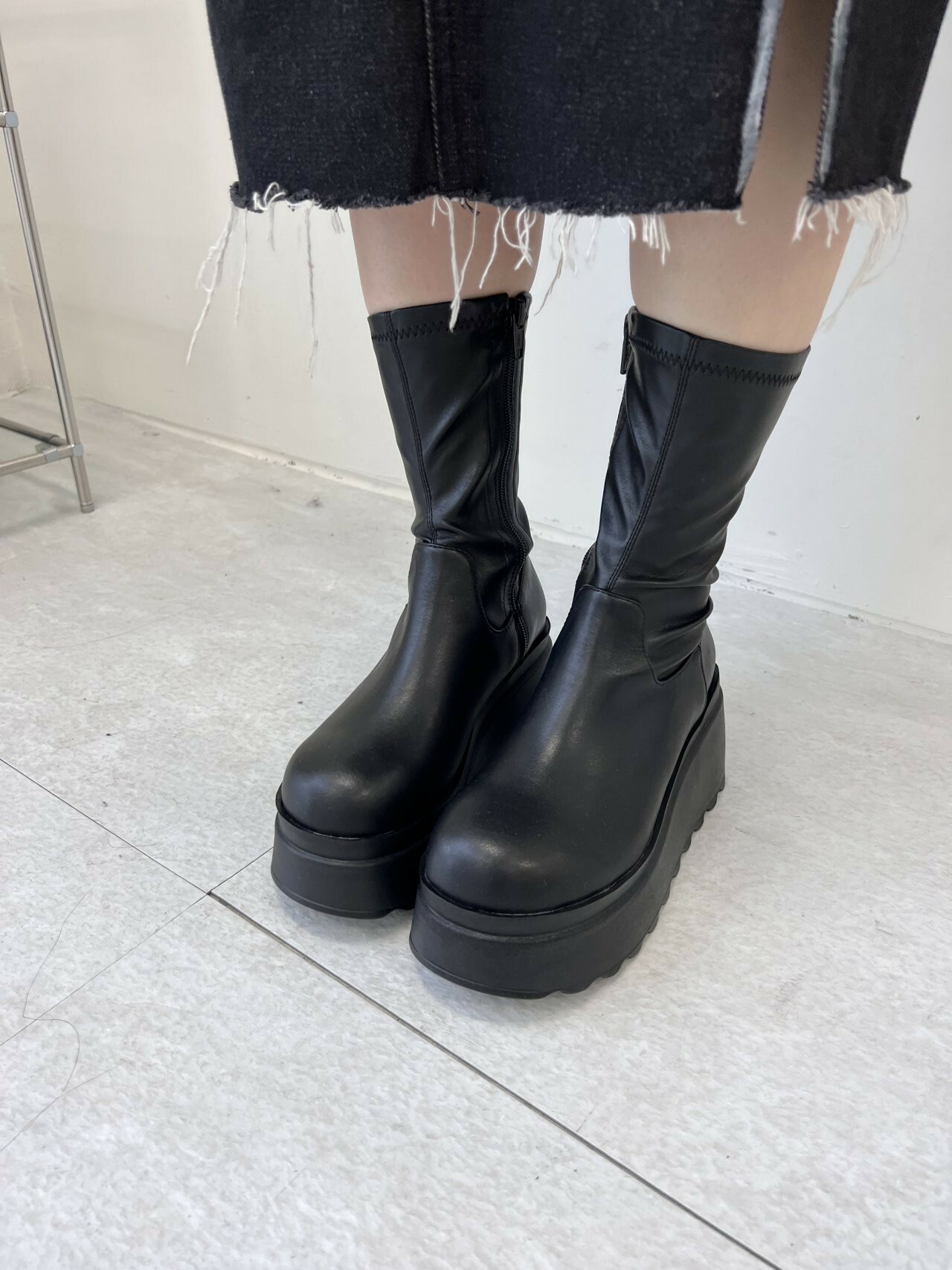 1078厚底短靴