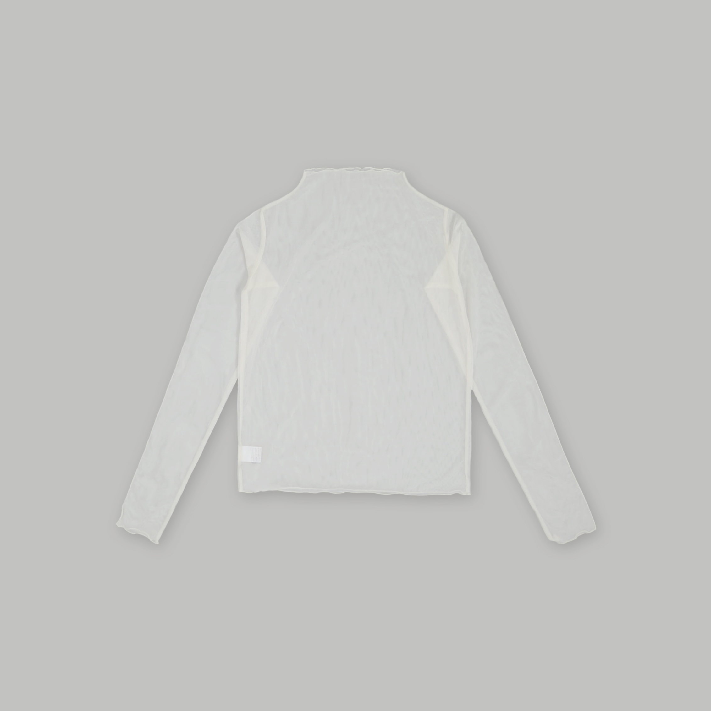 J.P.L. 定番捲邊透紗內搭上衣 ╭ 4色 ╮