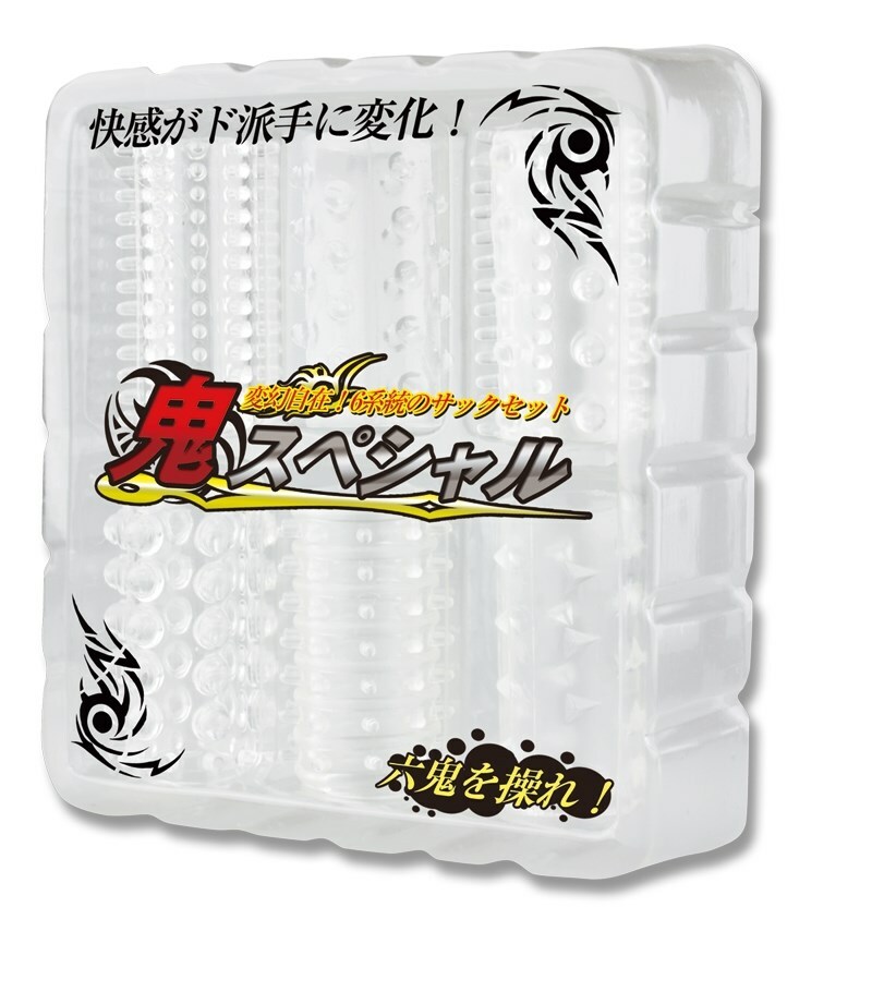 日本PRIME – SLEEVE 6’s 凸紋陰莖環 6件 透明