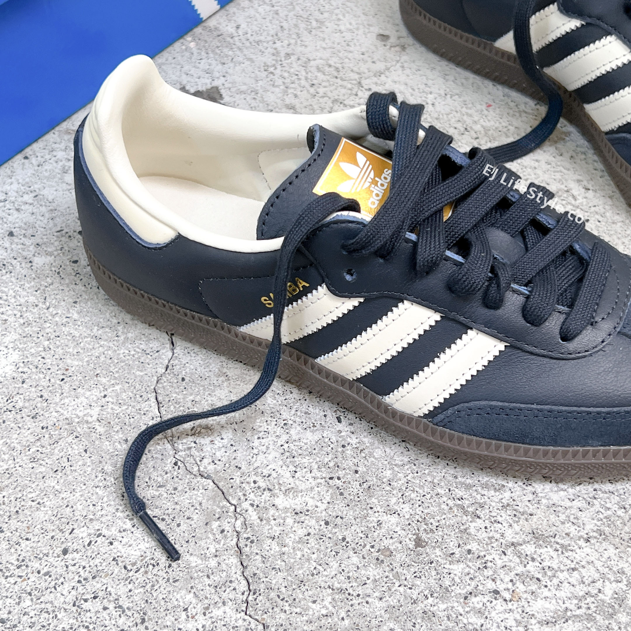 ADIDAS ORIGINAL SAMBA OG 藏青午夜藍奶油色ID2056 / 調貨