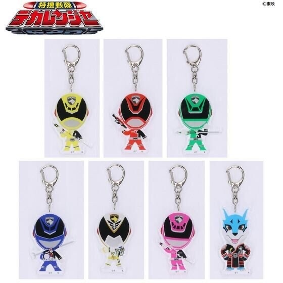 Pbandai 預訂2024/7月 特捜戦隊デカレンジャー　デフォルメ　アクリルチャーム【全7種】