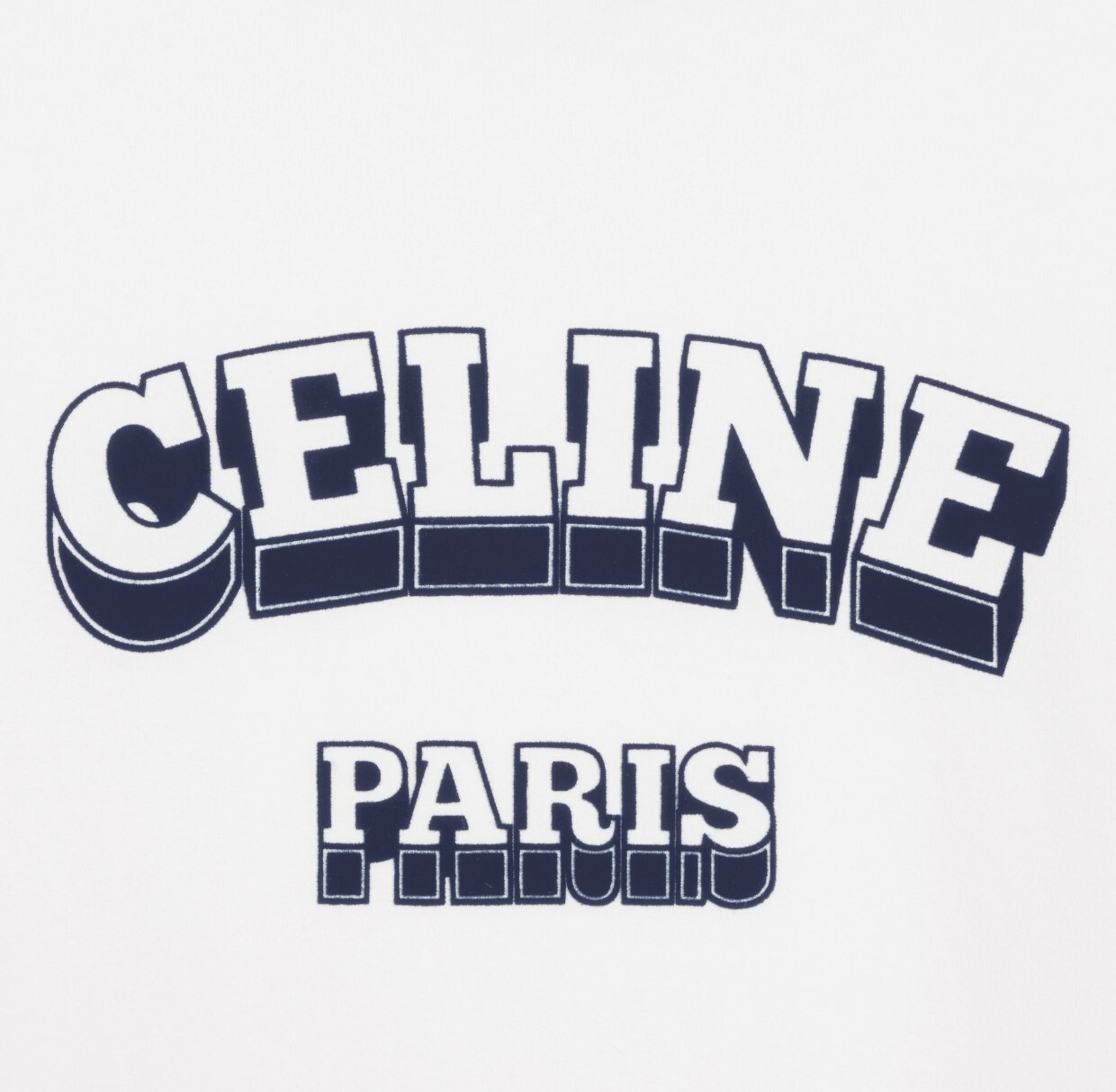 celine paris 70's T-shirt in cotton jersey