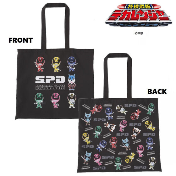 217558 Pbandai 預訂2024/10月 特捜戦隊デカレンジャー　デフォルメ　トートバッグ