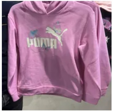 [S] PUMA BUTTERFLY PACK FLEECE PULLOVER,LILAC CHIFFON, 85929588-LILAC [FINAL SALE] (SPM50)