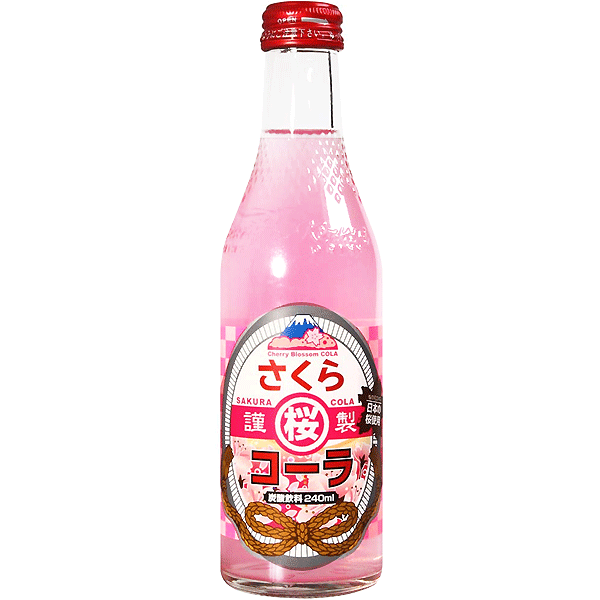 櫻花可樂-梳打汽水-240ml-[日本直送]