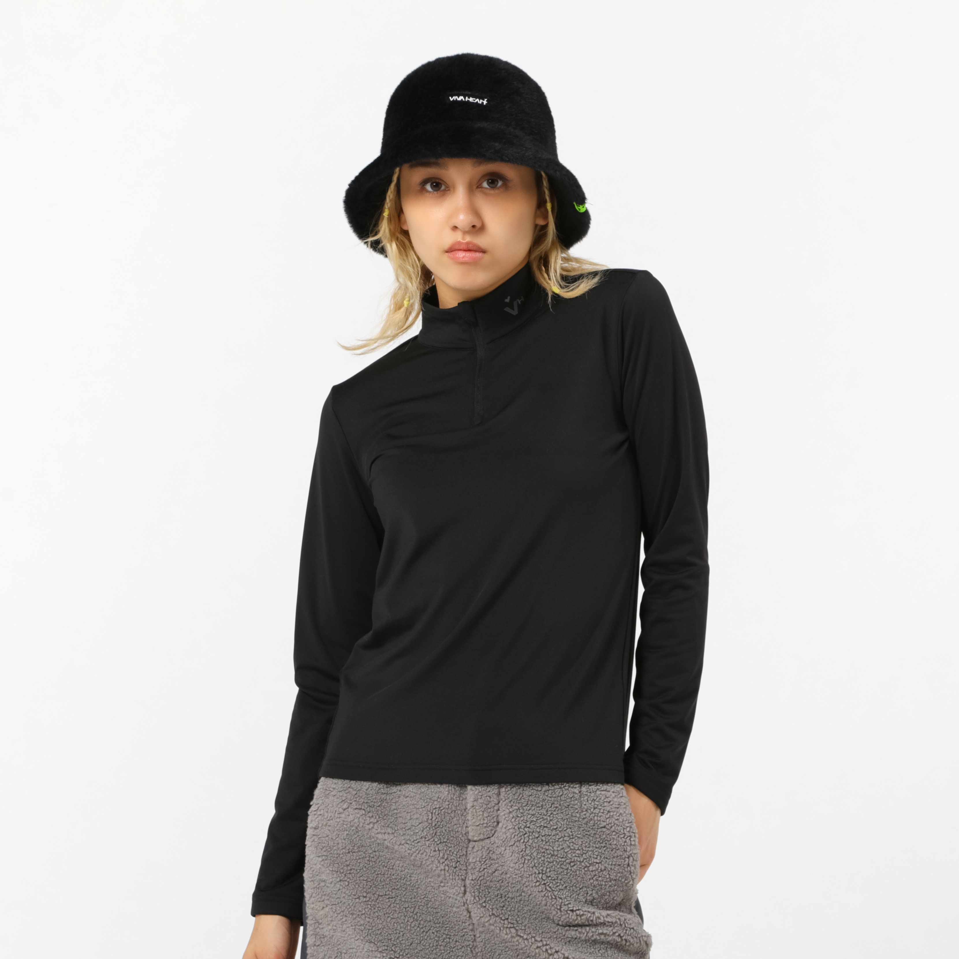 女士-Airshut防風半拉鍊長袖