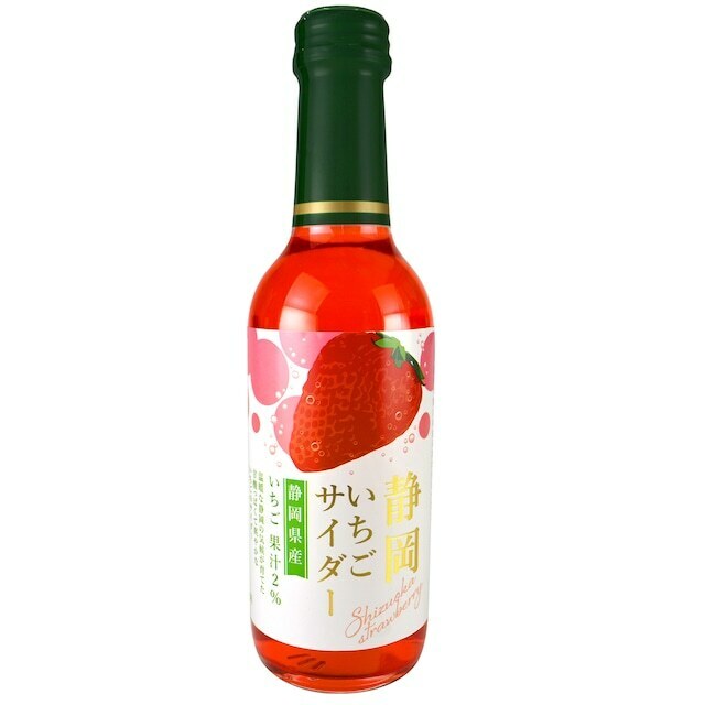 靜岡草莓汽水-梳打汽水-240ml-[日本直送]