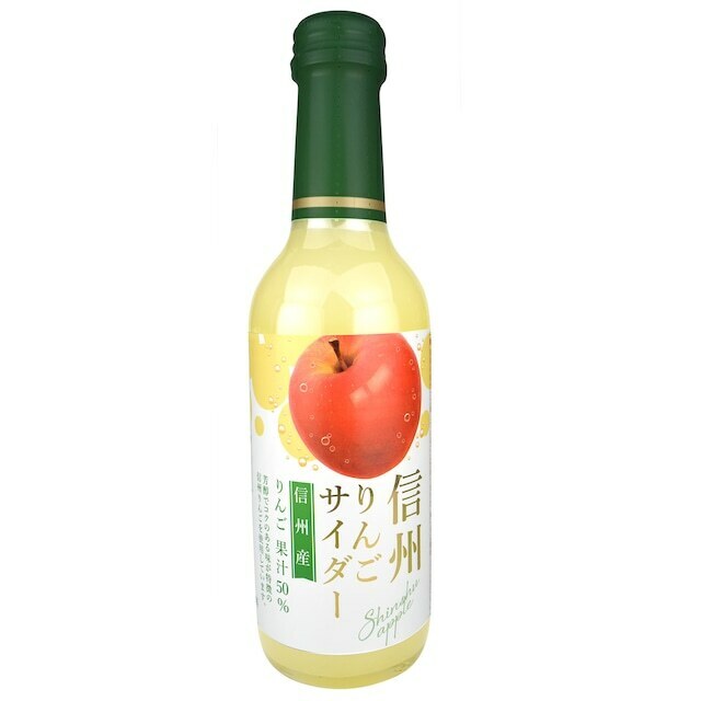 信州蘋果汽水-梳打汽水-240ml-[日本直送]