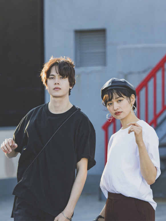 日本 Printstar 5.6oz 113天竺棉 全棉圓領 落肩短Ｔ