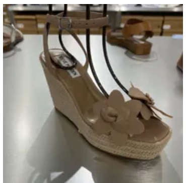 [S] STEVE MADDEN UNIVERSAL FLORAL PUMPS,NUDE, UNIV07S1-NUDE (SSM111)