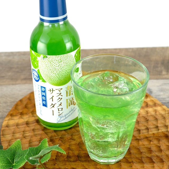 靜岡蜜瓜汽水-梳打汽水-240ml-[日本直送]