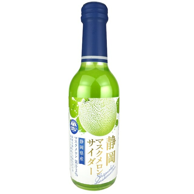 靜岡蜜瓜汽水-梳打汽水-240ml-[日本直送]