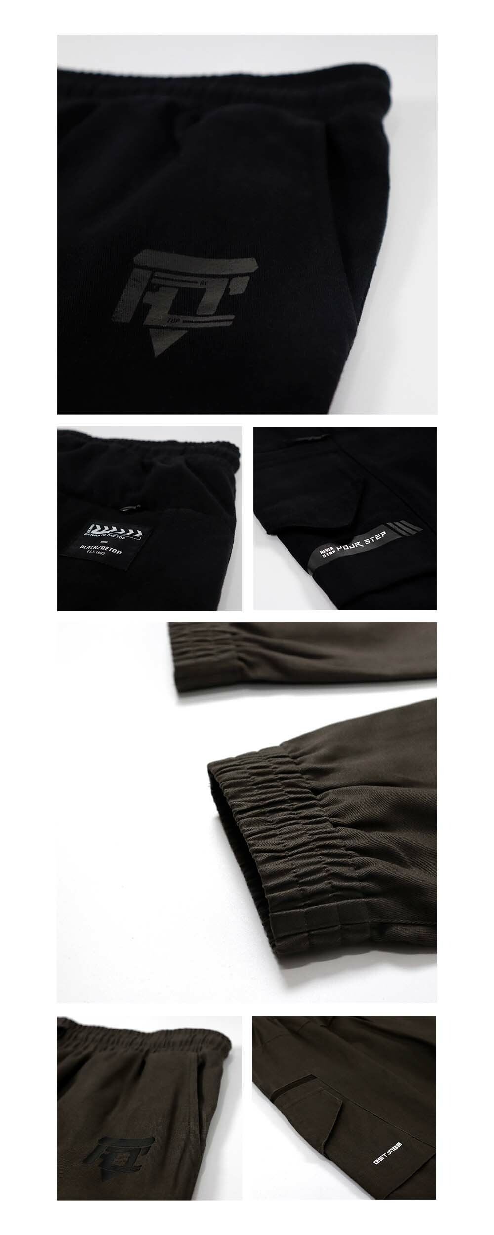 RETOP 工裝軍風 城市潛伏者工裝褲 黑