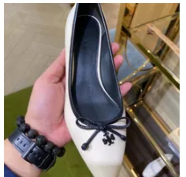 [S] TORY BURCH TORY CHARM KITTEN HEEL,BRIE, 143458-200 (STB397) [FINAL SALES]