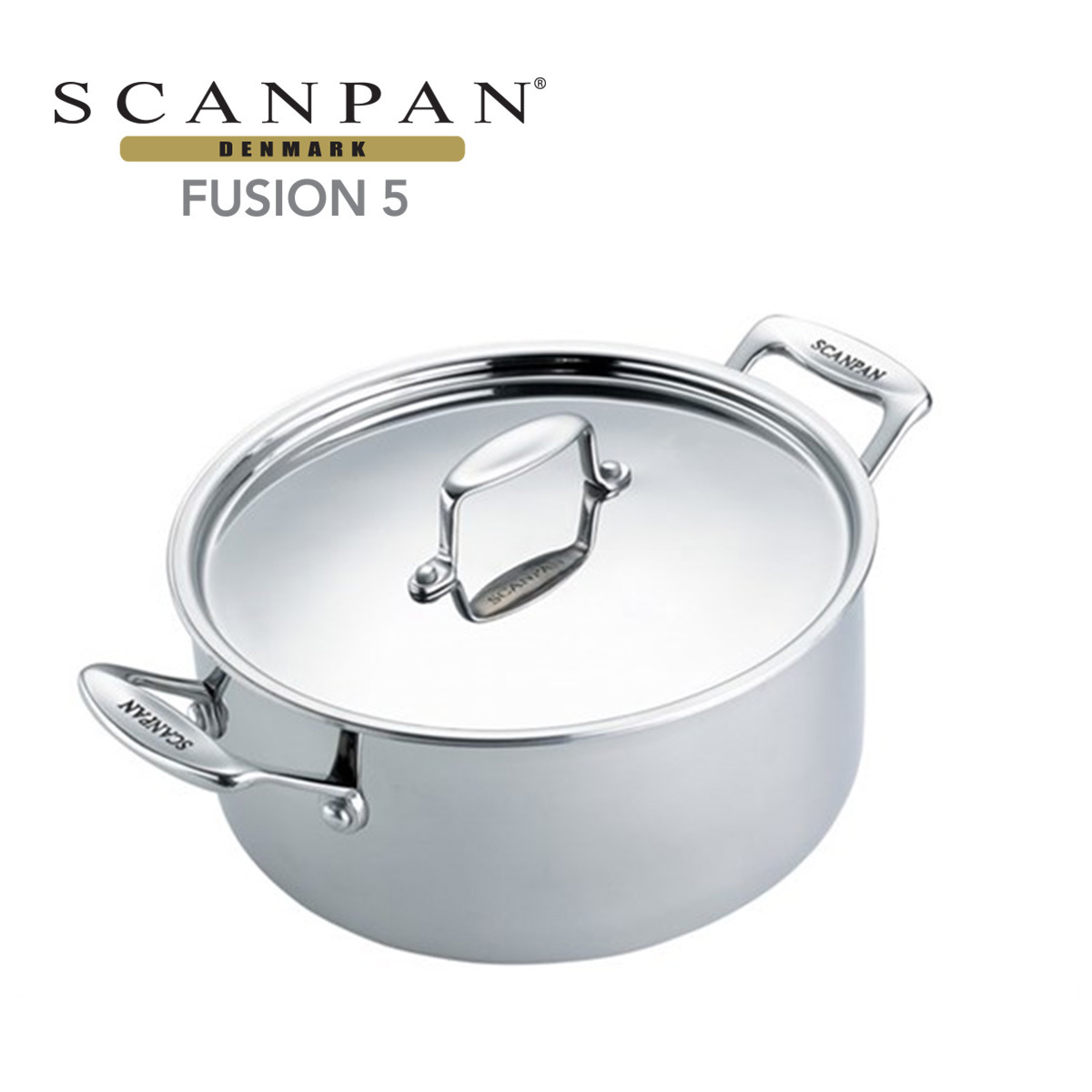 SCANPAN -Fusion 5 Series 3.7L / 20cm Dutch Oven w.Lid -74252000