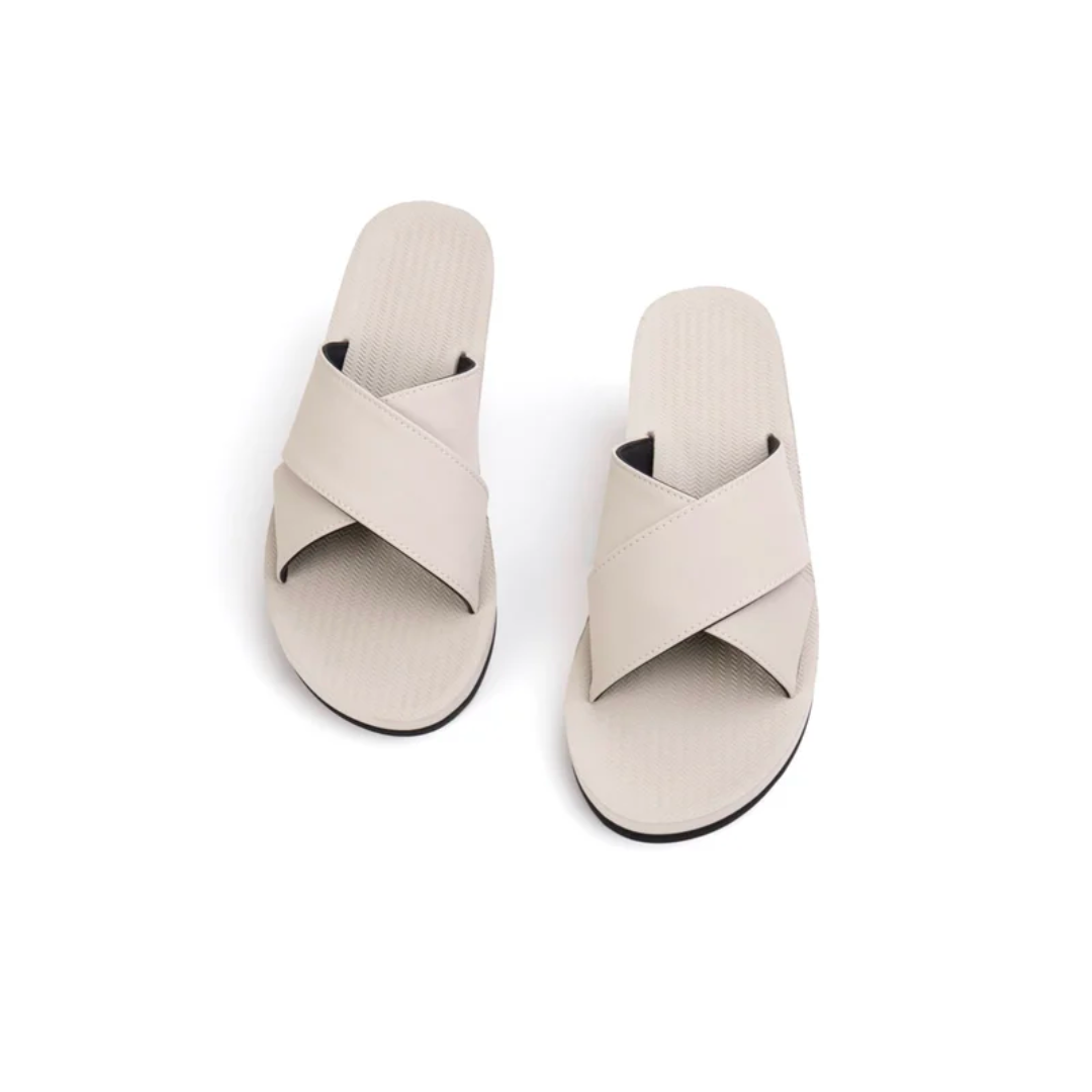 ※INDOSOLE CROSS女款交叉拖鞋/海鹽白SEASALT🔥