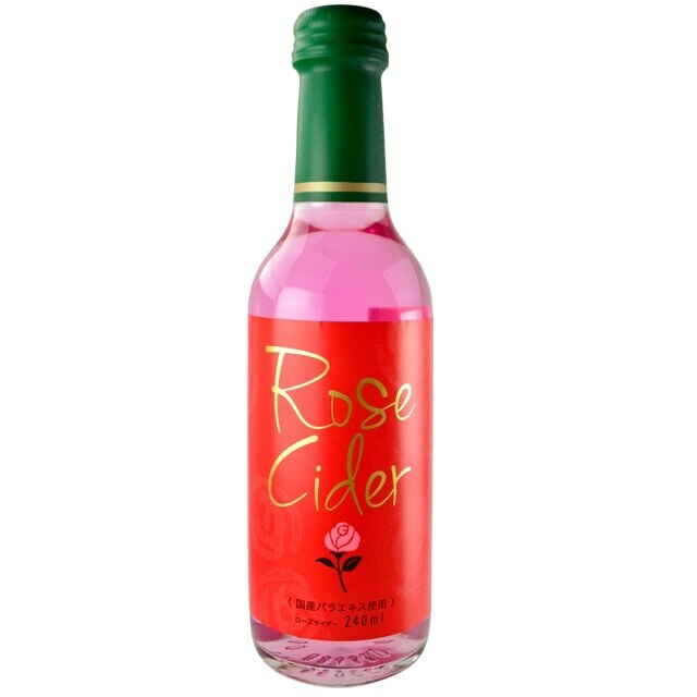 玫瑰汽水-梳打汽水-240ml-[日本直送]