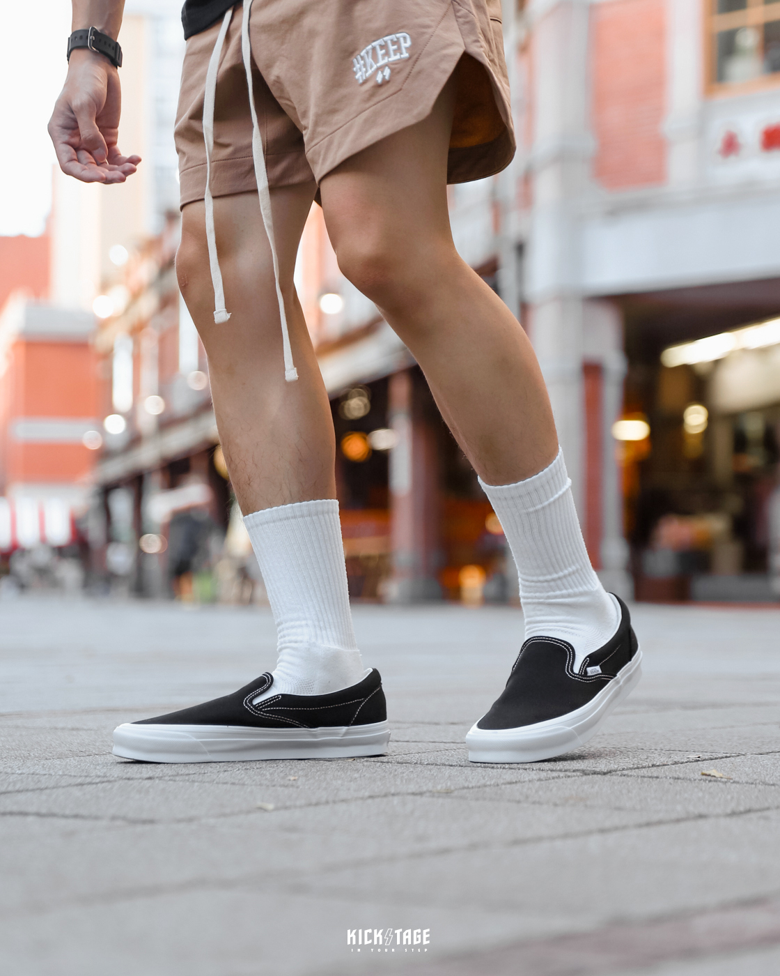 <特價商品，不退換>VANS Vault CLASSIC SLIP-ON LX 黑白 經典基本款 懶人鞋 休閒鞋【VN0A45JK1WX】