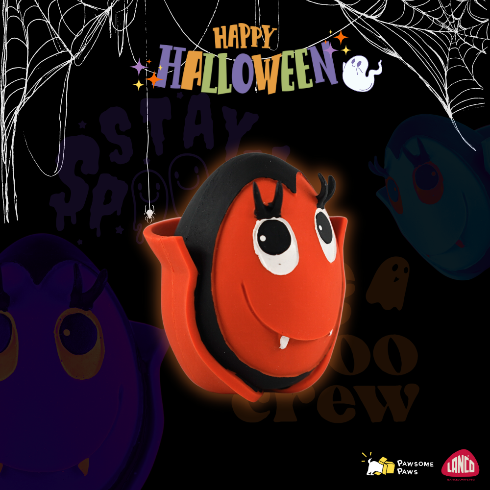 《 Lanco 》天然無毒橡膠玩具｜萬聖節系列【德古拉蛋】