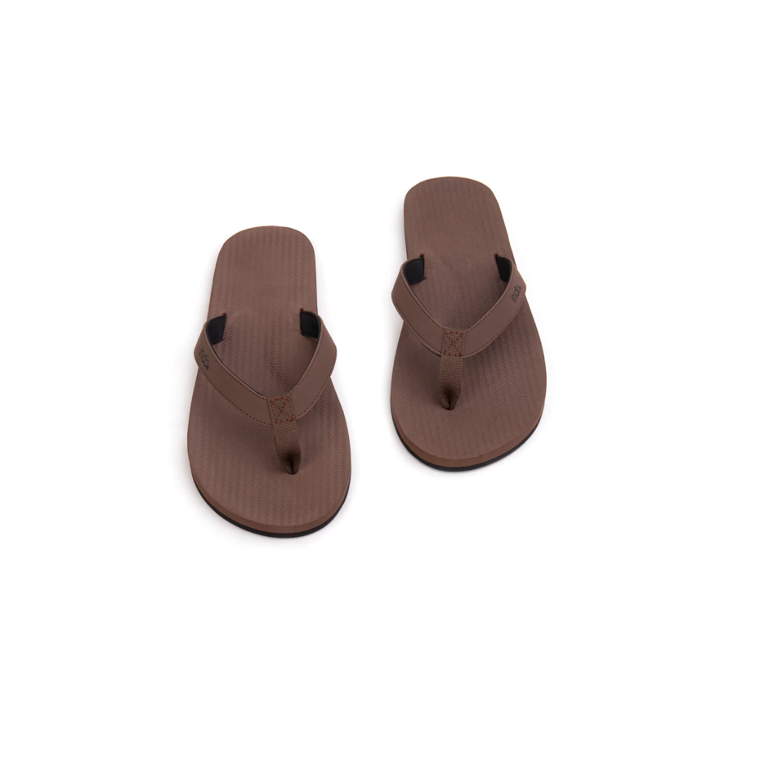 ※INDOSOLE 男款人字拖/大地棕SOIL